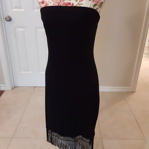 Little Black Strapless Dress - WHBM